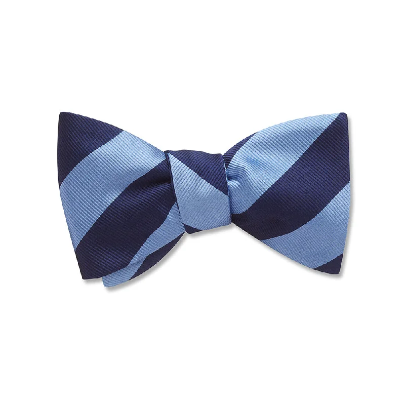 modern silk necktie designs for business-Academy Navy/Blue - Kids' Bow Ties