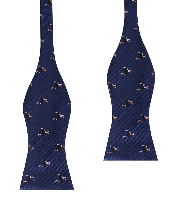 vibrant necktie colors for business events-African Ostrich Self Bow Tie