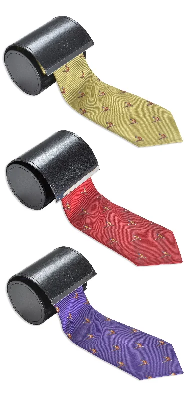 affordable business silk necktie styles-Alan Paine Ripon Silk Tie | Pheasants