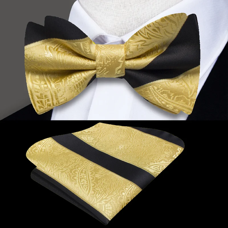 affordable silk wedding necktie packs-Luxurious Bow Tie