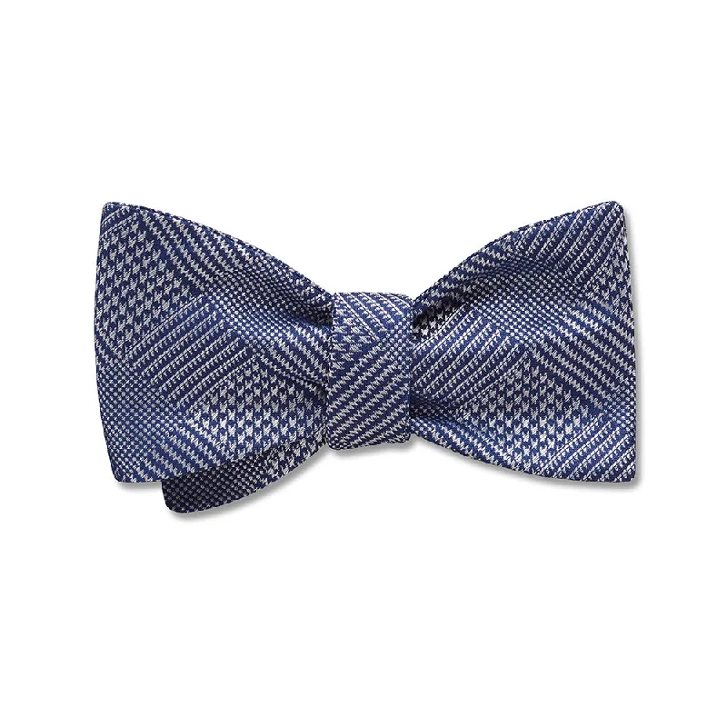 stylish silk ties for formal business events-Blockley Navy - Kids' Bow Ties