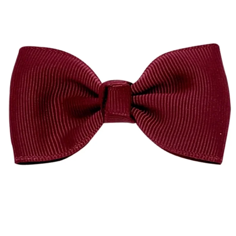 fashionable silk ties for business events-Bow's by Stær Bowtie Bow (Bordeaux)