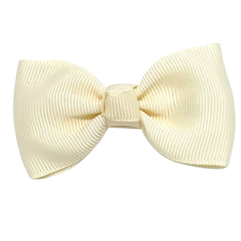 modern office silk necktie designs-Bow's by Stær Bowtie Bow Offwhite