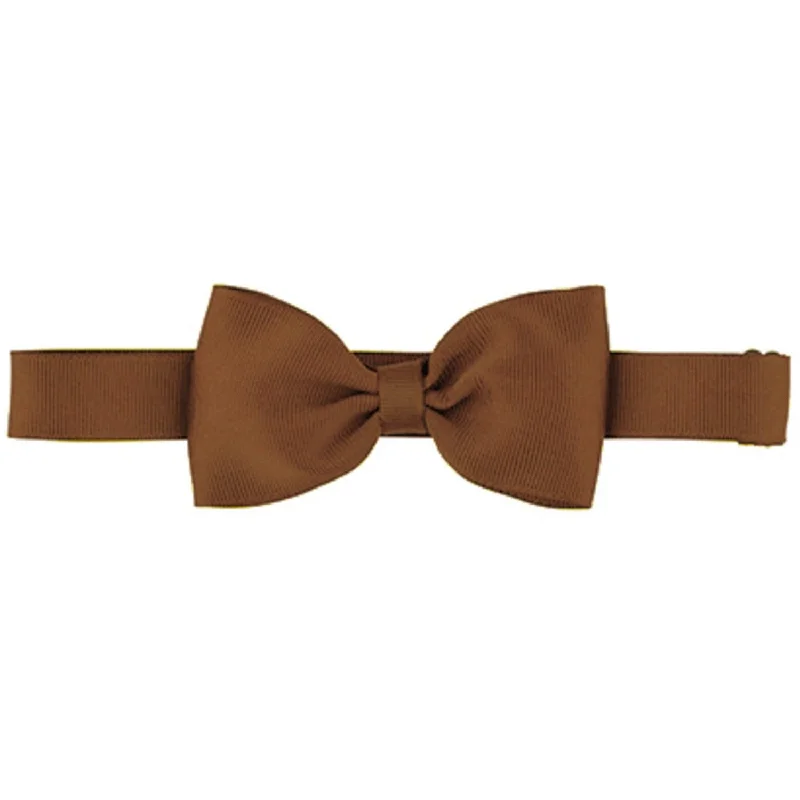 silk necktie options for office wear-Bow's by Stær Butterfly - Golden Brown