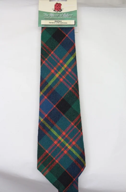 vibrant necktie colors for business events-Cameron of Erracht Ancient Tartan Tie