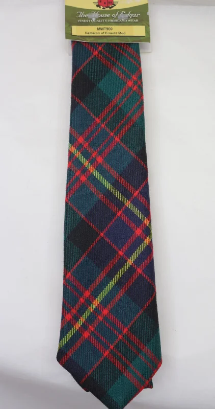 stylish silk ties for formal business events-Cameron of Erracht Modern Tartan Tie