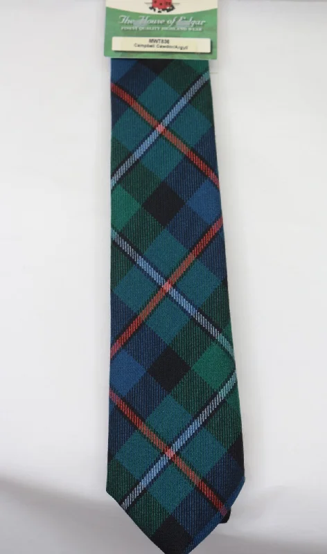 modern wedding necktie sets for men-Campbell of Cawdor Ancient Tartan Tie