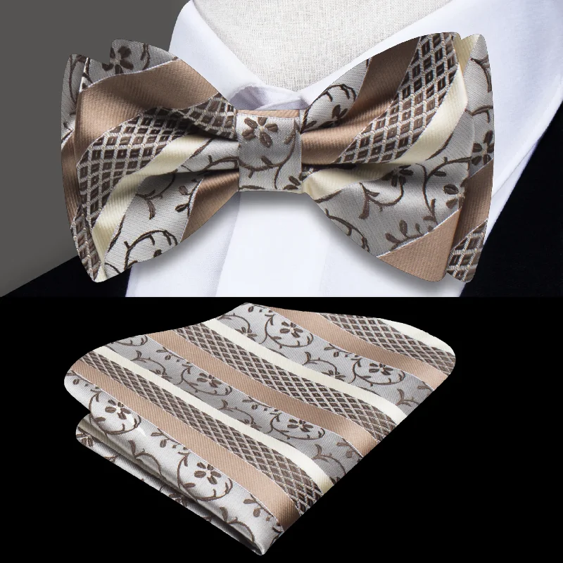 trendy wedding necktie colors for men-Sweetbrier Self-Tie Bow Tie