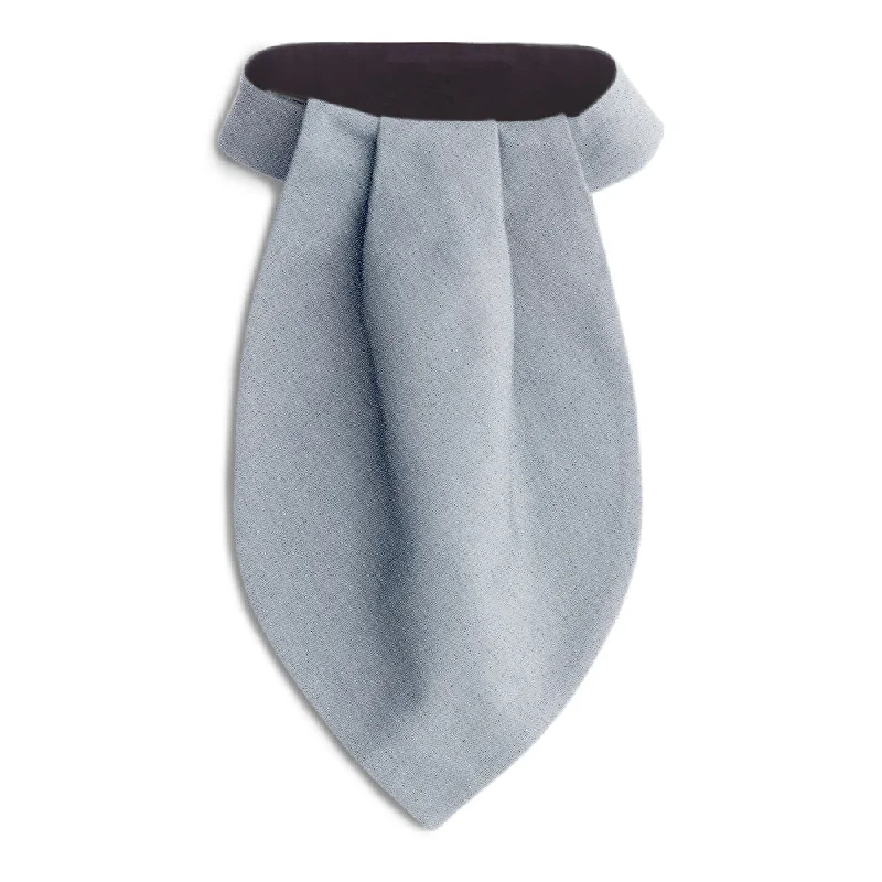 trendy silk necktie styles for office wear-Colinette Grey - Ascots