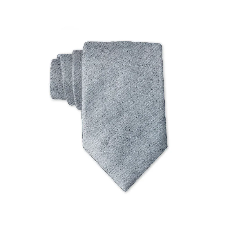 premium silk ties for formal events-Colinette Grey - Kids' Neckties