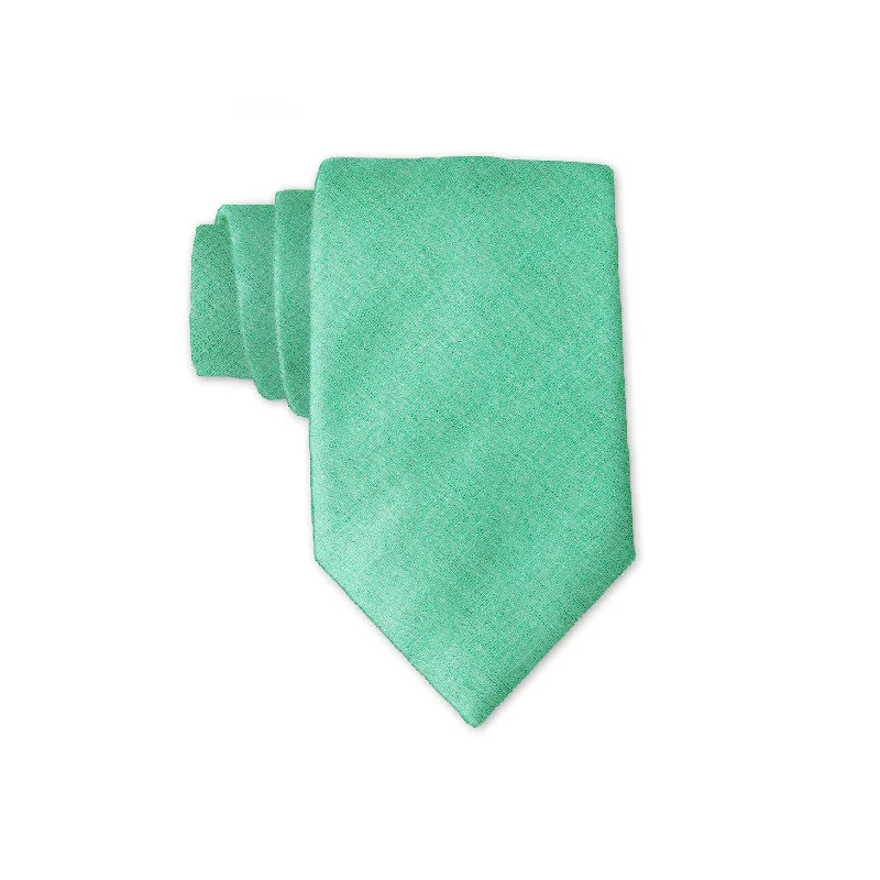 luxury silk bow ties for business wear-Colinette Mint - Kids' Neckties