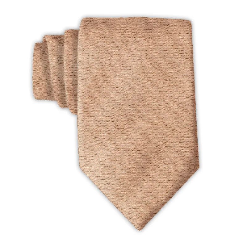 slim silk necktie combinations for office wear-Colinette Sand - Neckties