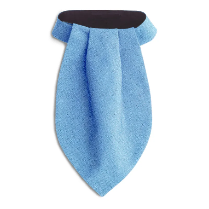 affordable wedding silk tie sets for men-Colinette Sky - Ascots