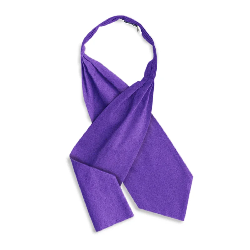 silk necktie combinations for wedding parties-Colinette Violet - Cravats