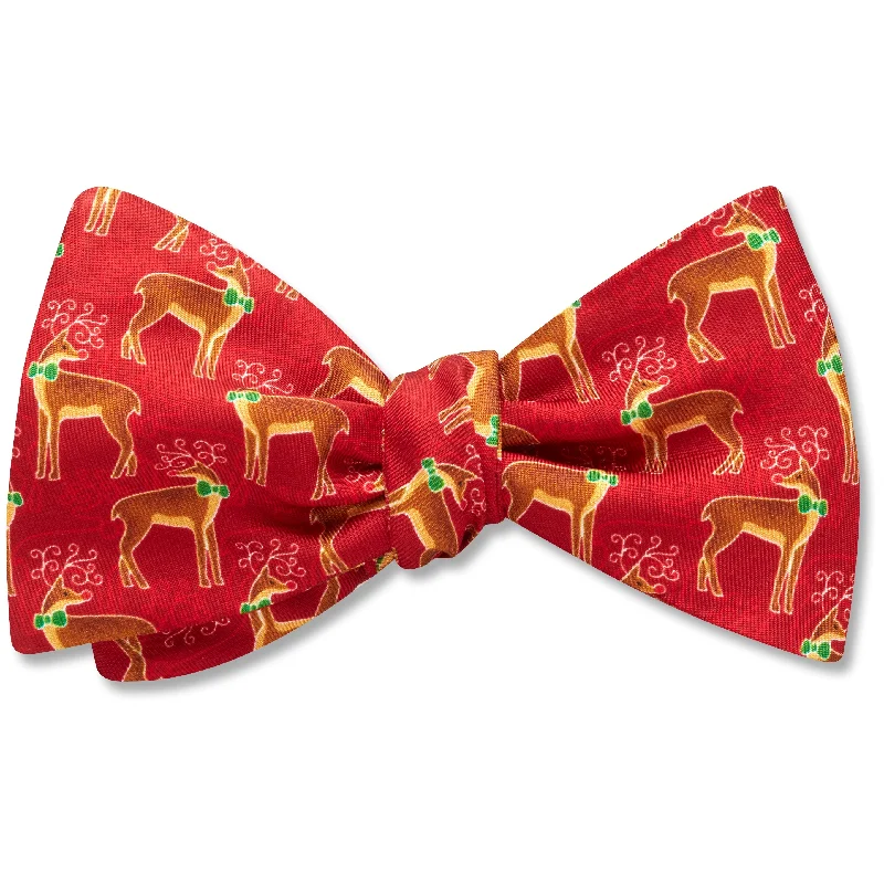 affordable silk necktie sets for office wear-Deerfield - Dog Bow Ties