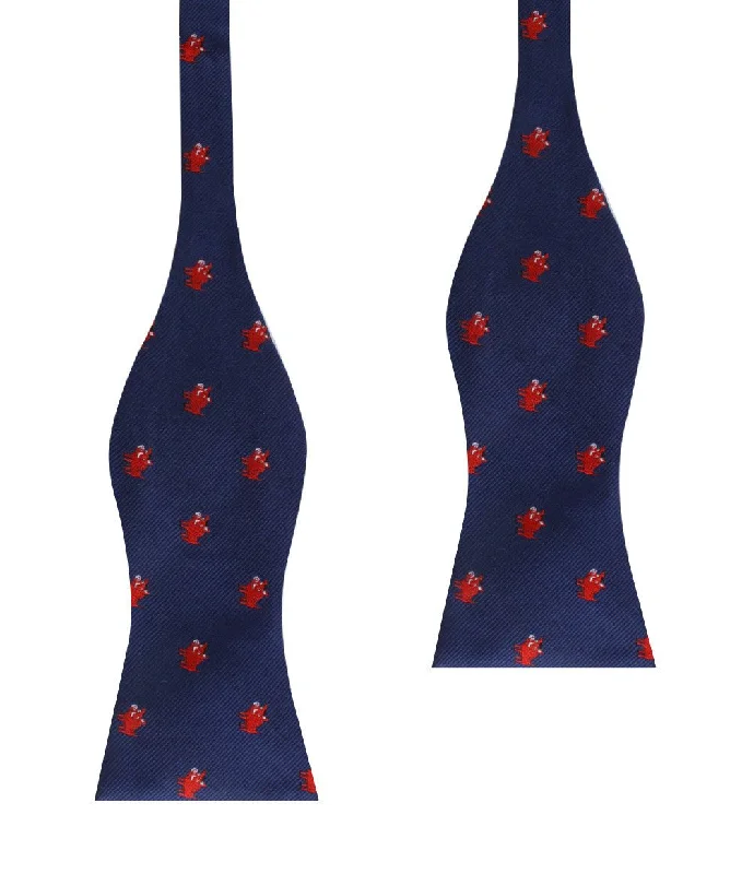 slim silk necktie combinations for office wear-Desert Warthog Self Bow Tie