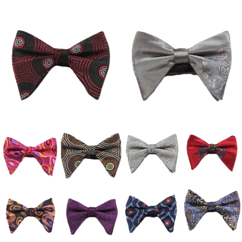 premium silk ties for formal events-Elephant Ear Bowtie Mix Geometric Grab Bag 10 for $200