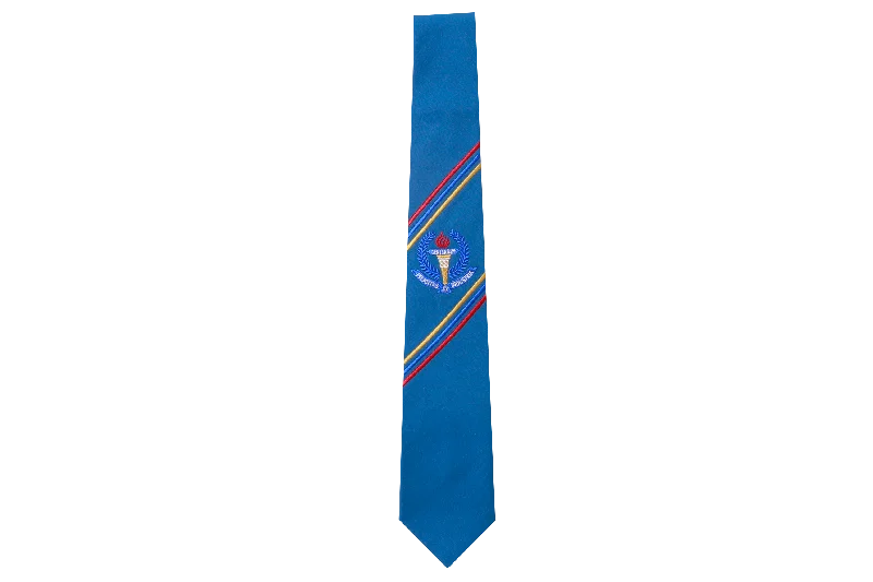 colorful silk necktie ideas for formal events-Embroidered Tie - Centenary