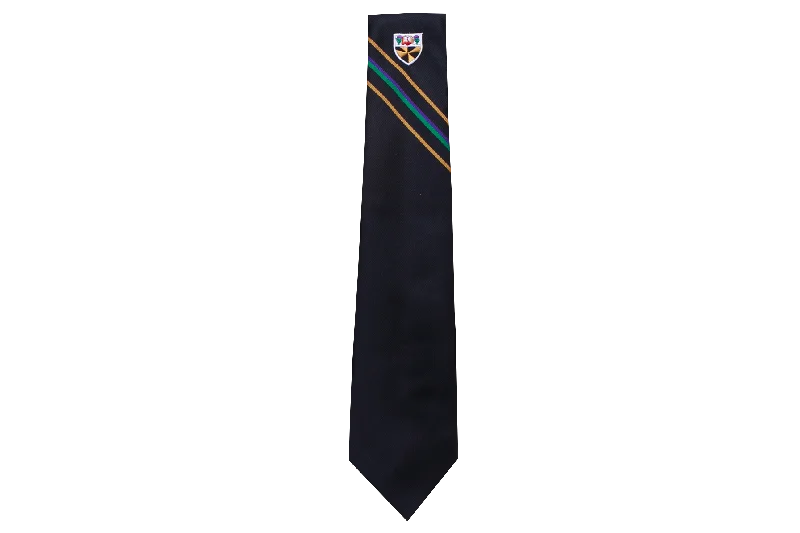 affordable designer silk necktie sets-Embroidered Tie - George Campbell Matric