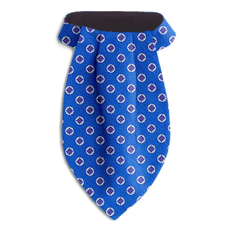 stylish silk necktie sets for office meetings-Florence Blue - Ascots