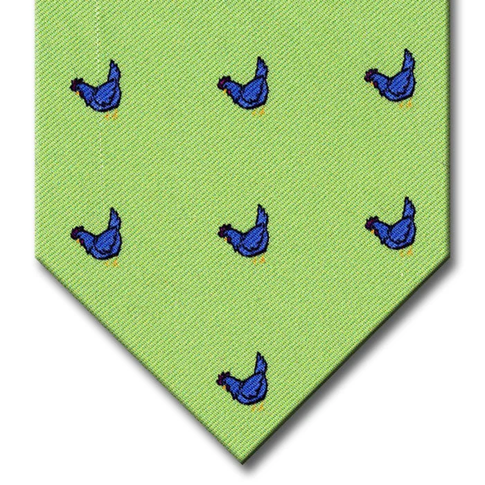 unique silk necktie combinations for weddings-Green Novelty Tie