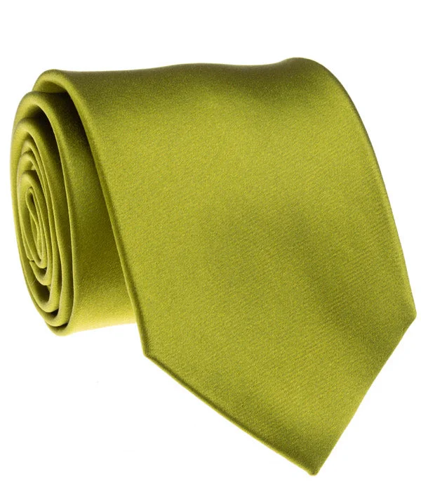 best silk necktie ideas for weddings-Green Satin Tie