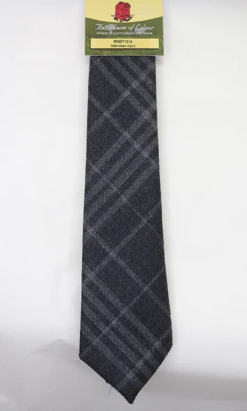 elegant wedding necktie sets for men-Hebridean Cairn Tartan Tie