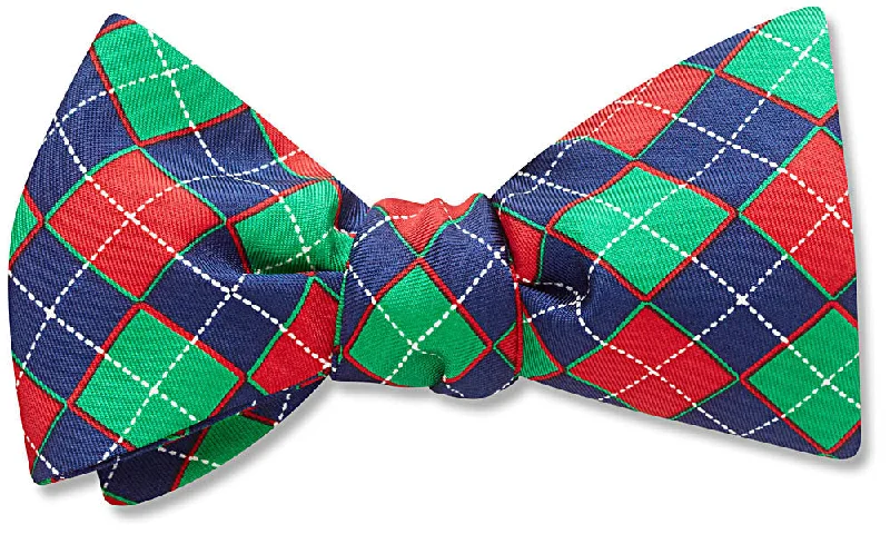 designer silk necktie packs for office wear-Holiday Revels - Dog Bow Ties