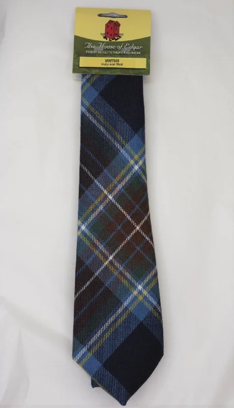 trendy silk bow ties for business events-Holyrood Modern Tartan Tie - House of Edgar weavers