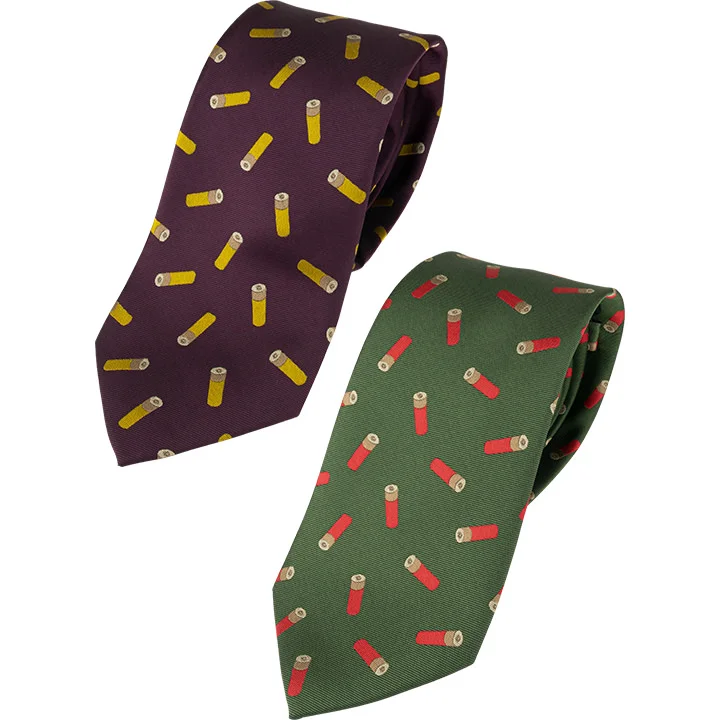 premium silk necktie options for weddings-Jack Pyke Shooting Tie Cartridge