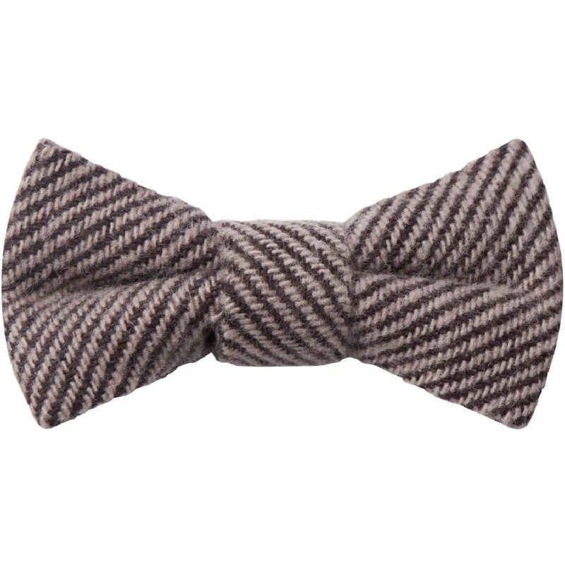 luxurious silk ties for wedding parties-Lil'Atelier Shitake Remi Bow Tie