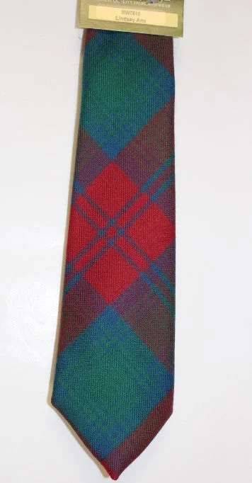 stylish office necktie sets for men-Lindsay Ancient Tartan Tie