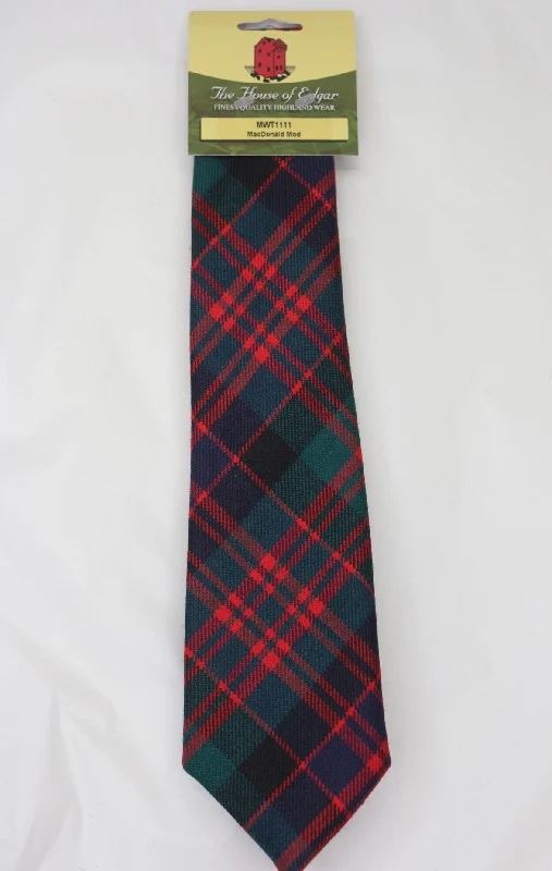 designer silk necktie packs for office wear-MacDonald Modern Tartan Tie