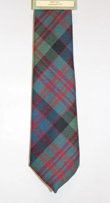 luxurious wedding necktie ideas for men-MacDonald Muted Tartan Tie