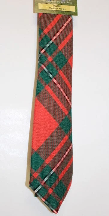 affordable slim silk ties for men-MacGregor Red Ancient Tartan Tie