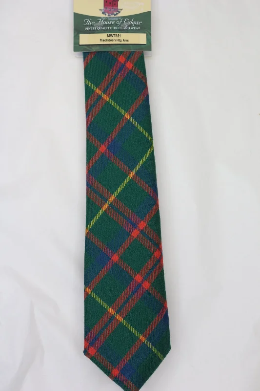 stylish silk ties for wedding parties-MacIntosh Ancient Hunting Tartan Tie