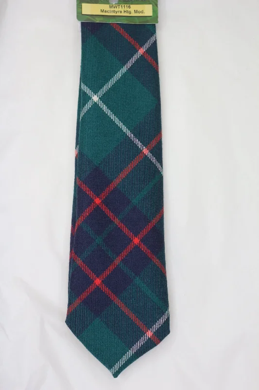 business silk necktie options for men-MacIntyre Modern Hunting Tartan Tie