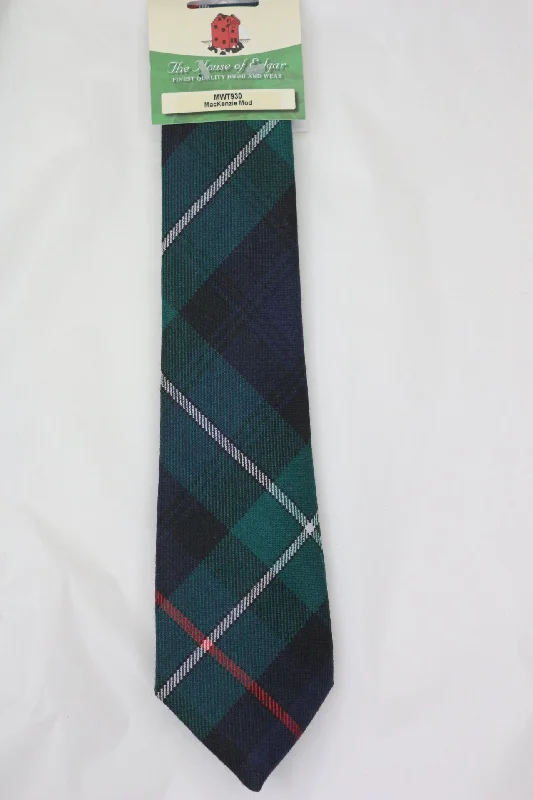 trendy office silk necktie options-MacKenzie Modern Tartan Tie