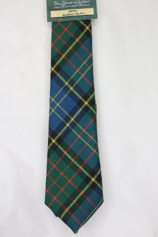 modern wedding silk necktie ideas-MacMillan Ancient Hunting Tartan Tie