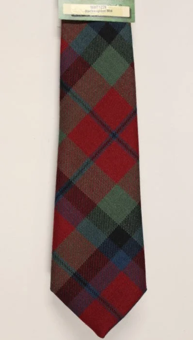 silk necktie designs for professional wear-MacNaughton Muted Tartan Tie