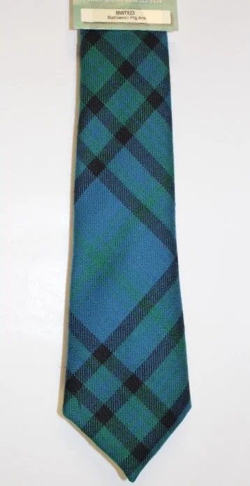 elegant silk necktie styles for business-Mathieson Hunting Ancient Tartan Tie