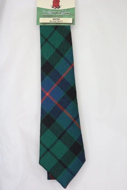 affordable silk bow ties for business events-Morrison Ancient Hunting Tartan Tie