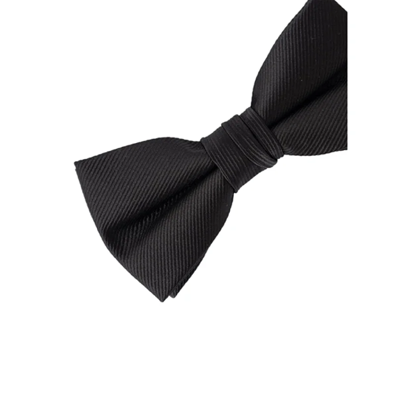 modern silk tie styles for weddings-Name it Black Rolle Butterfly