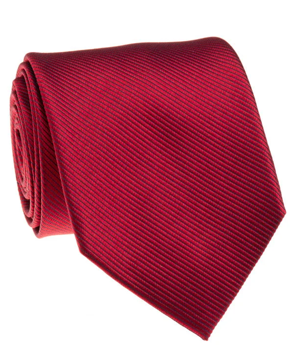 high-quality silk necktie designs for business wear-Neckwear - Red