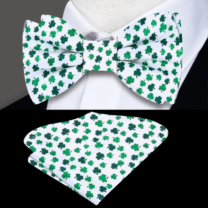 elegant silk necktie designs for office wear-Lucky Streak Bow Tie