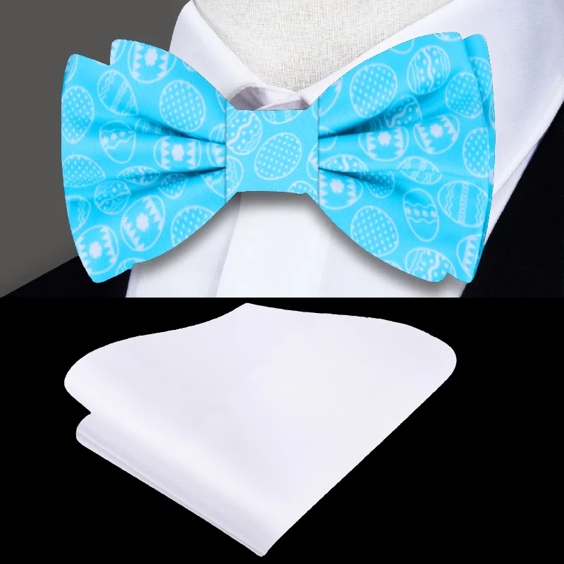 stylish business silk necktie ideas-Painted Easter Eggs Bow Tie