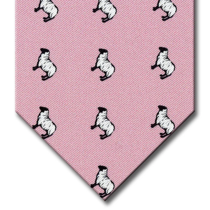 affordable silk wedding tie packs-Pink Novelty Tie