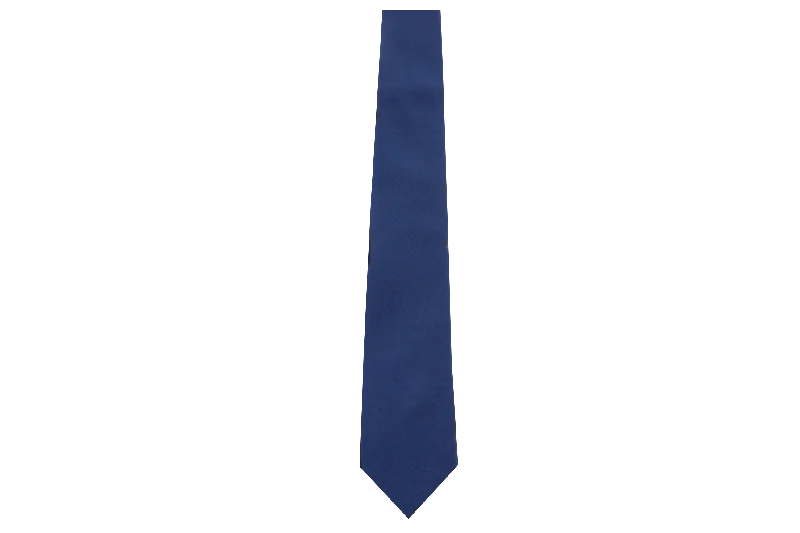 business silk necktie options for men-Plain Tie - Royal