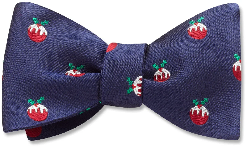 designer silk ties for office wear-Plum Pudding - Dog Bow Ties