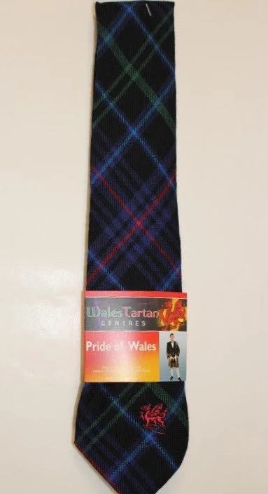 stylish patterned silk ties for business wear-Pride of Wales Tartan Tie